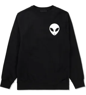 Alien Head Crewneck Sweatshirt