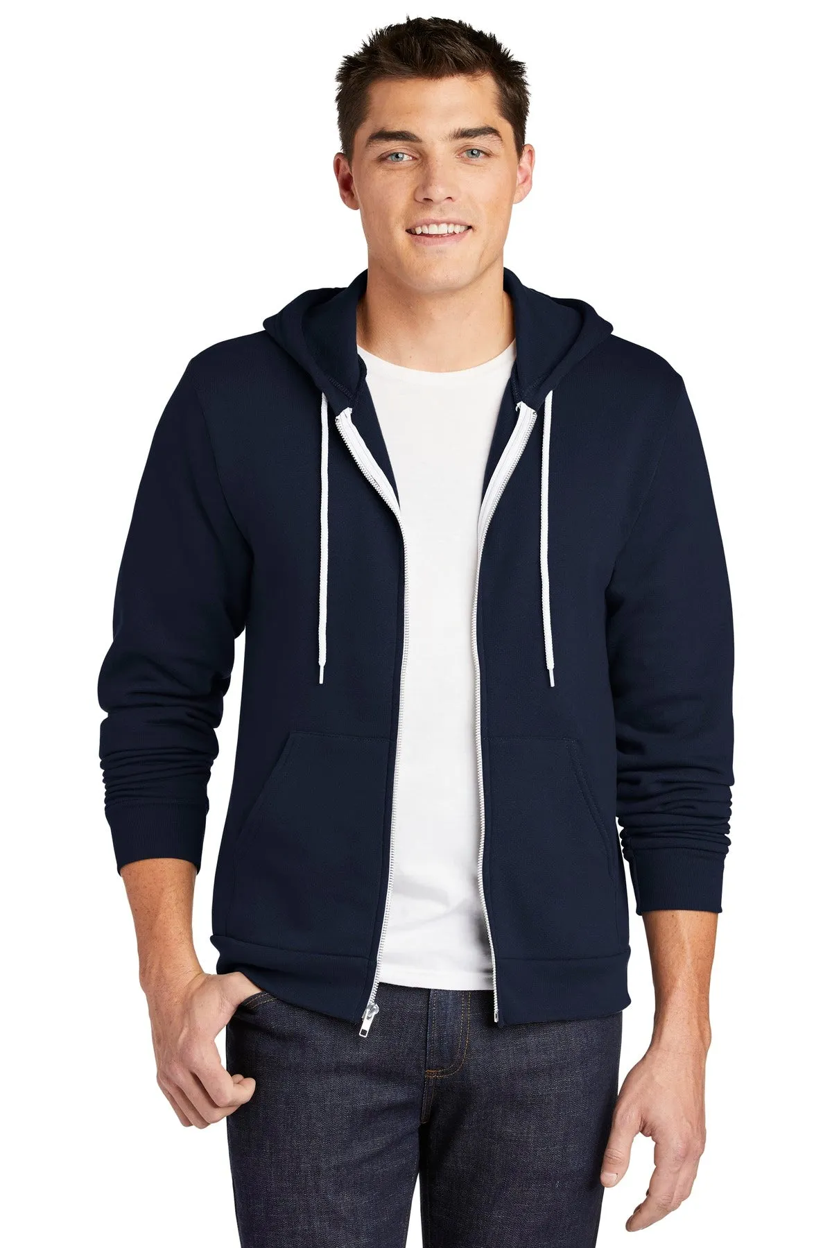 American Apparel  USA Collection Flex Fleece Zip Hoodie F497