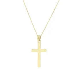 Classic Gold Cross Necklace