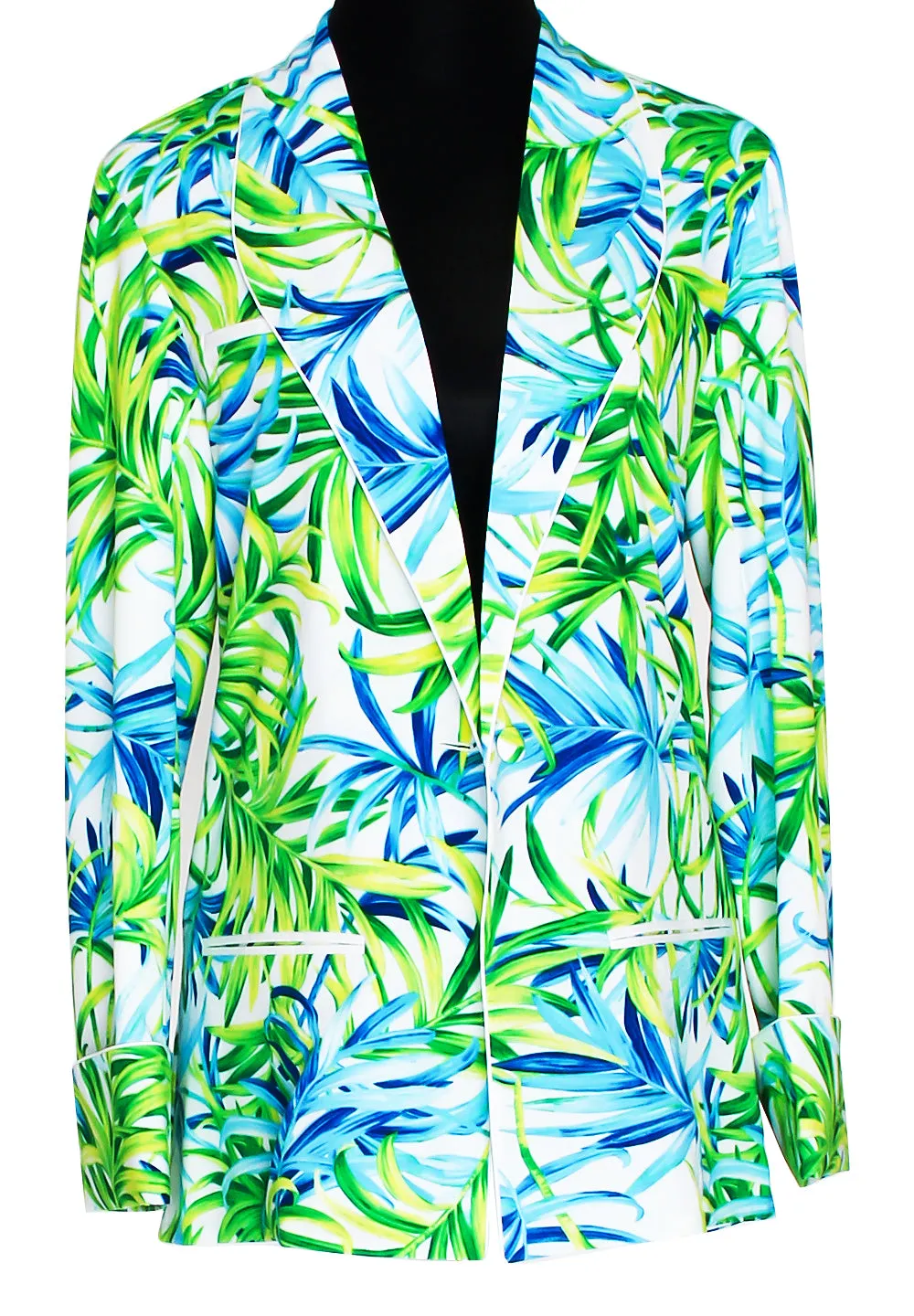 Euphoria – Paradise Palm Blazer (Off-White)