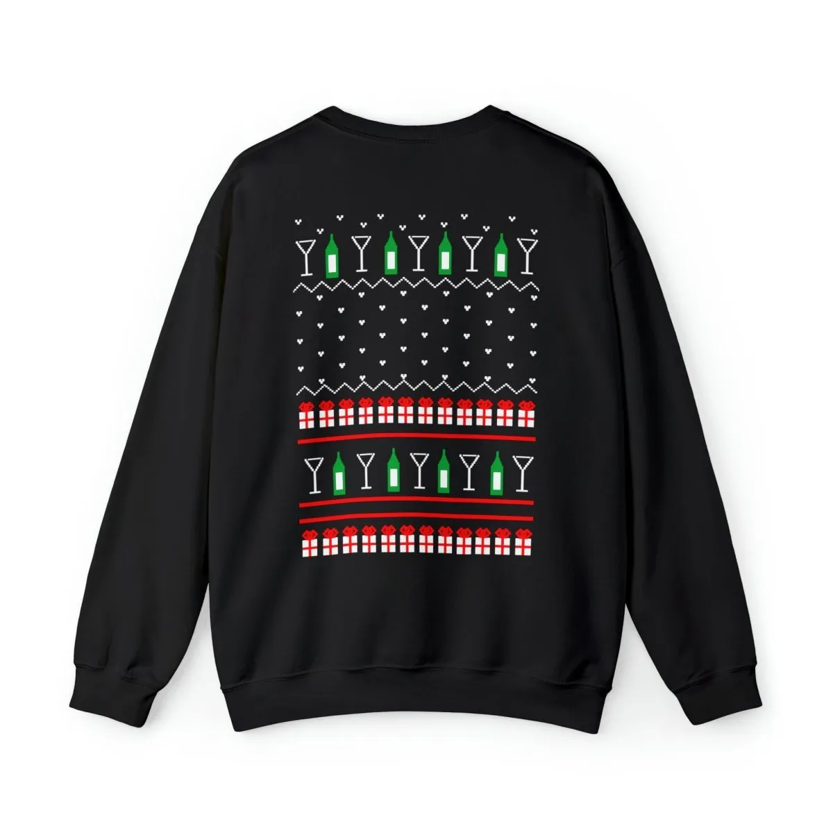 F Christmas Drunk Santa Crewneck Sweatshirt