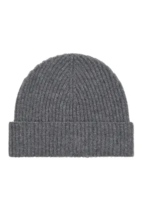 Grey Cashmere Ski Beanie