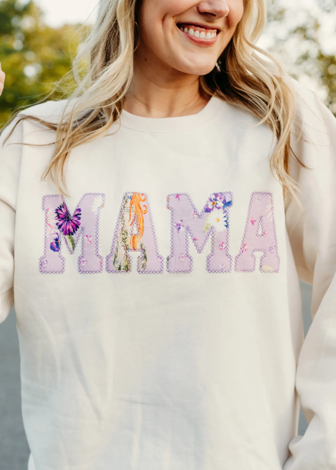 MAMA Crewneck Sweatshirts - Rapunzel