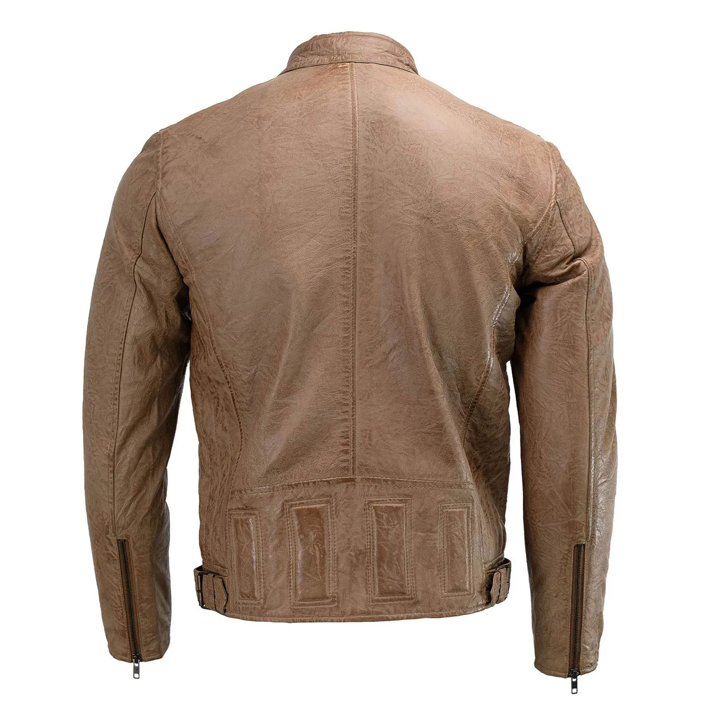 Milwaukee Leather SFM1835 Men's Saddle ‘Cafe Racer’ Leather Jacket