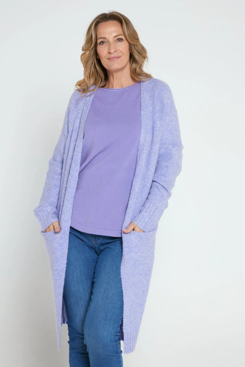 Paula Cardigan - Lavender