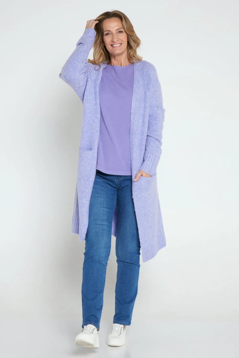 Paula Cardigan - Lavender