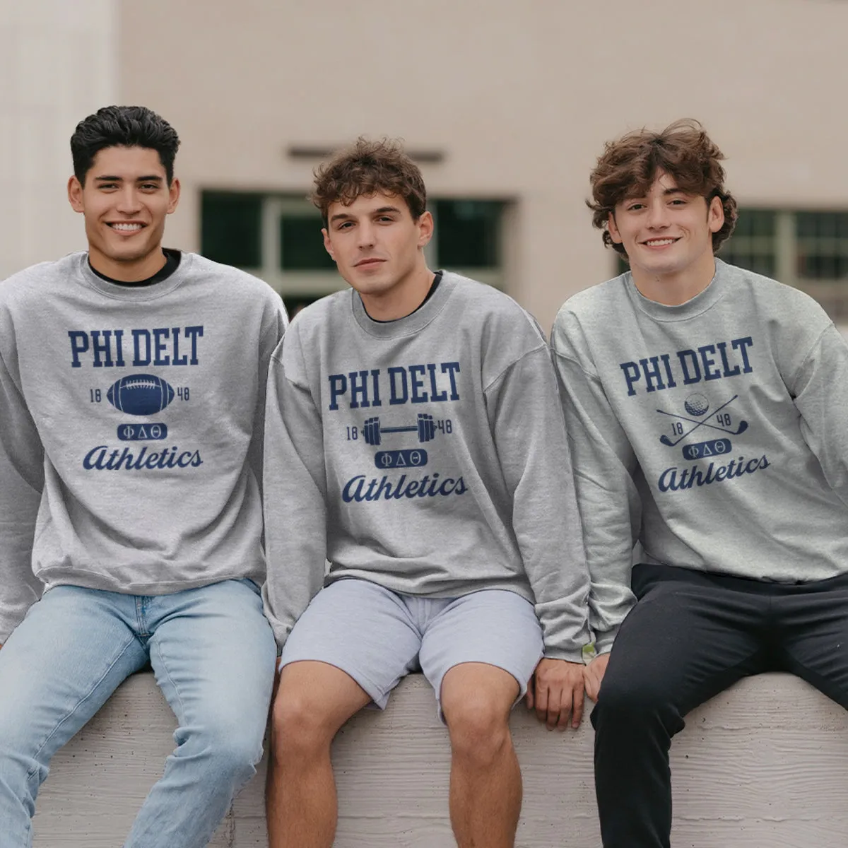 Phi Delt Athletic Crewneck