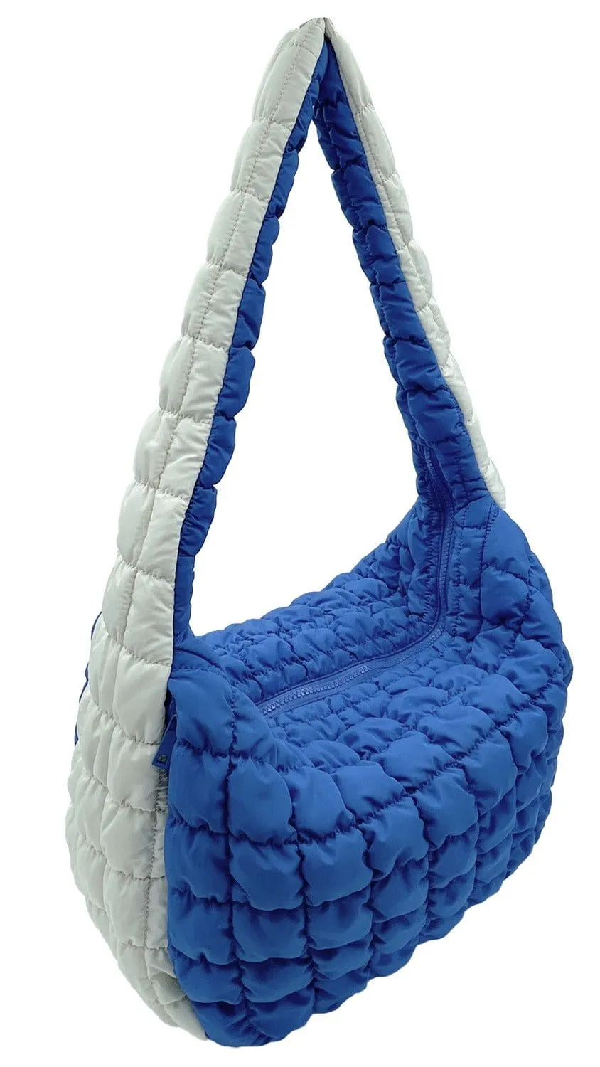 QBS420003 College Colors Large Quilted Puffer Bag