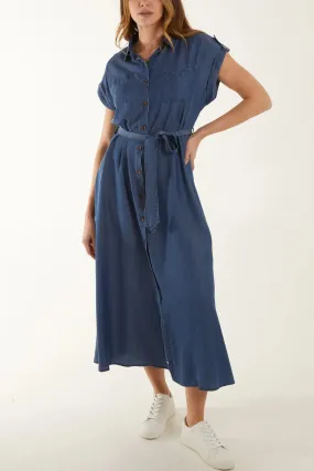 Remi Denim Midi Dress