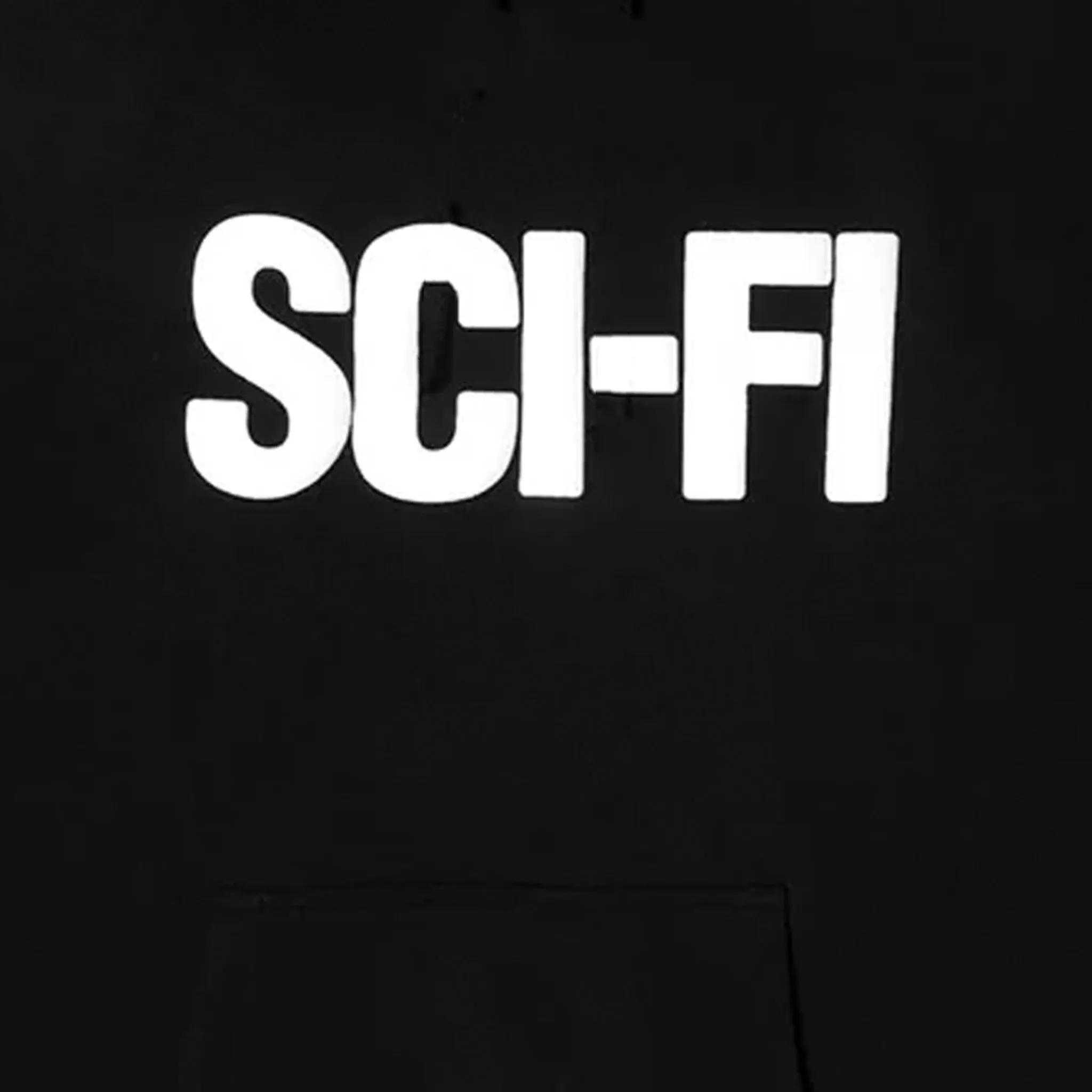 Sci-Fi Fantasy Big Logo Hood (Black)