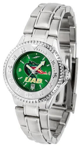 UAB Blazers Competitor Steel Ladies Watch - AnoChrome