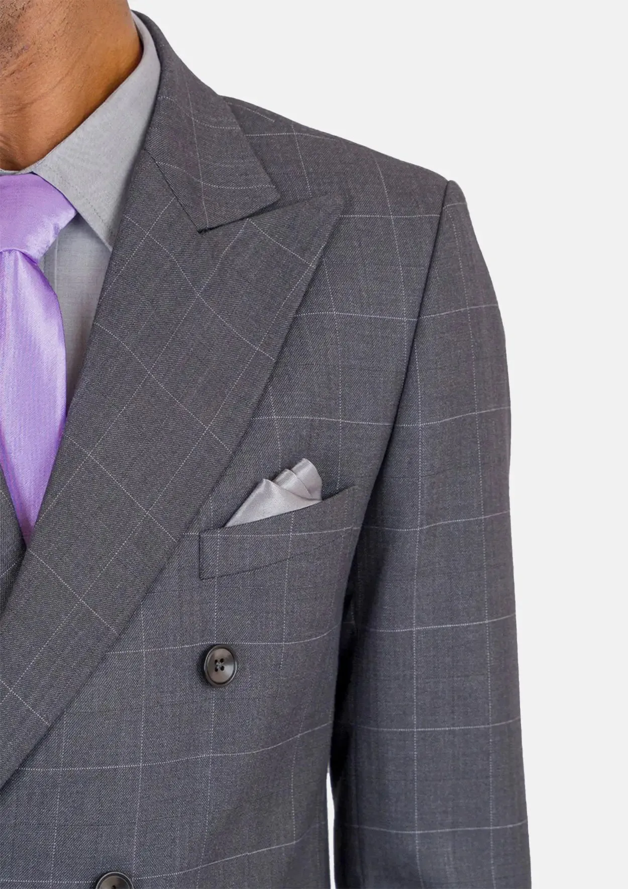 Waverly Dark Grey Windowpane Jacket