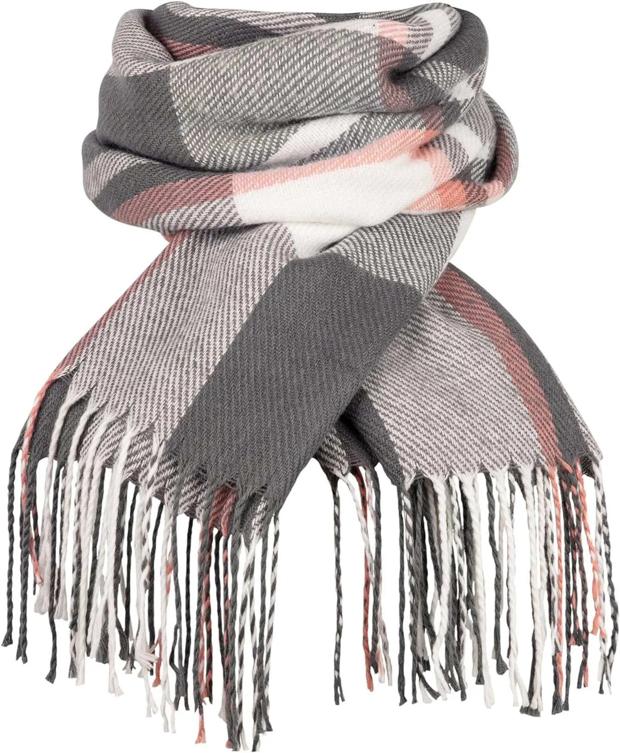 Womens Scarf Fashion Long Plaid Shawls